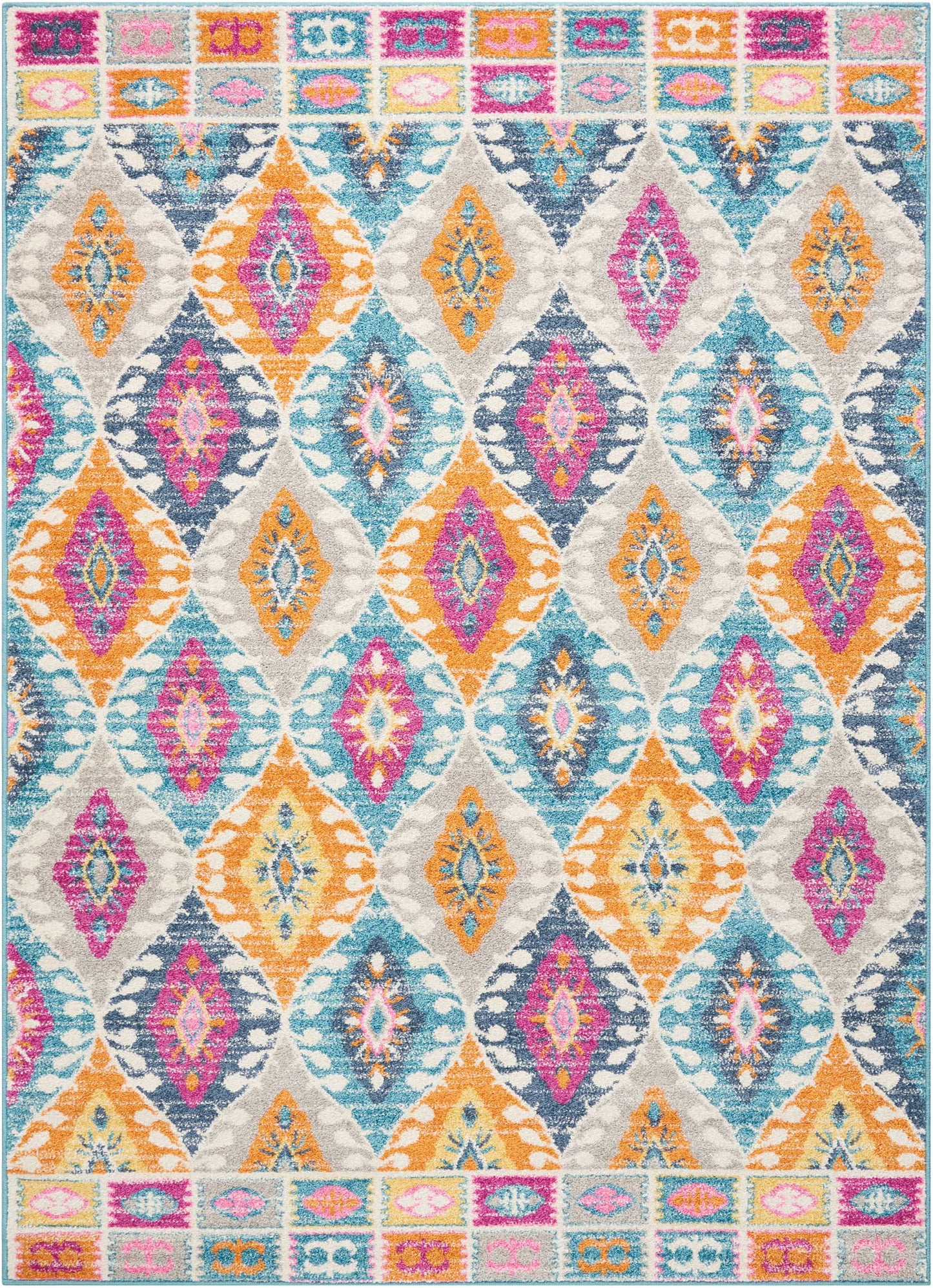 Nourison Passion 5'3" x 7'3" Multicolor Bohemian Indoor Rug