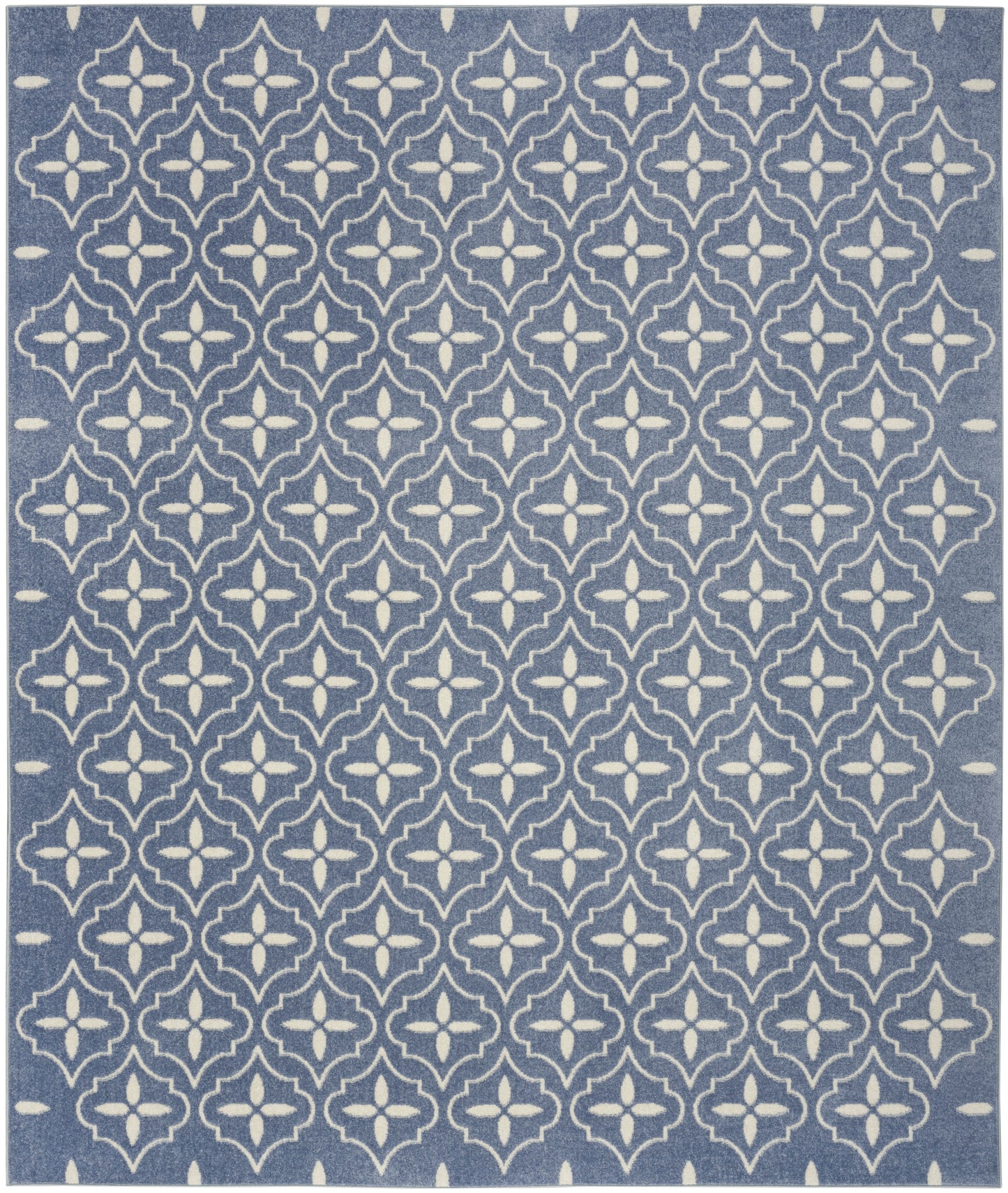 Nourison Nourison Essentials 8' x 10' Blue Ivory Modern Rug