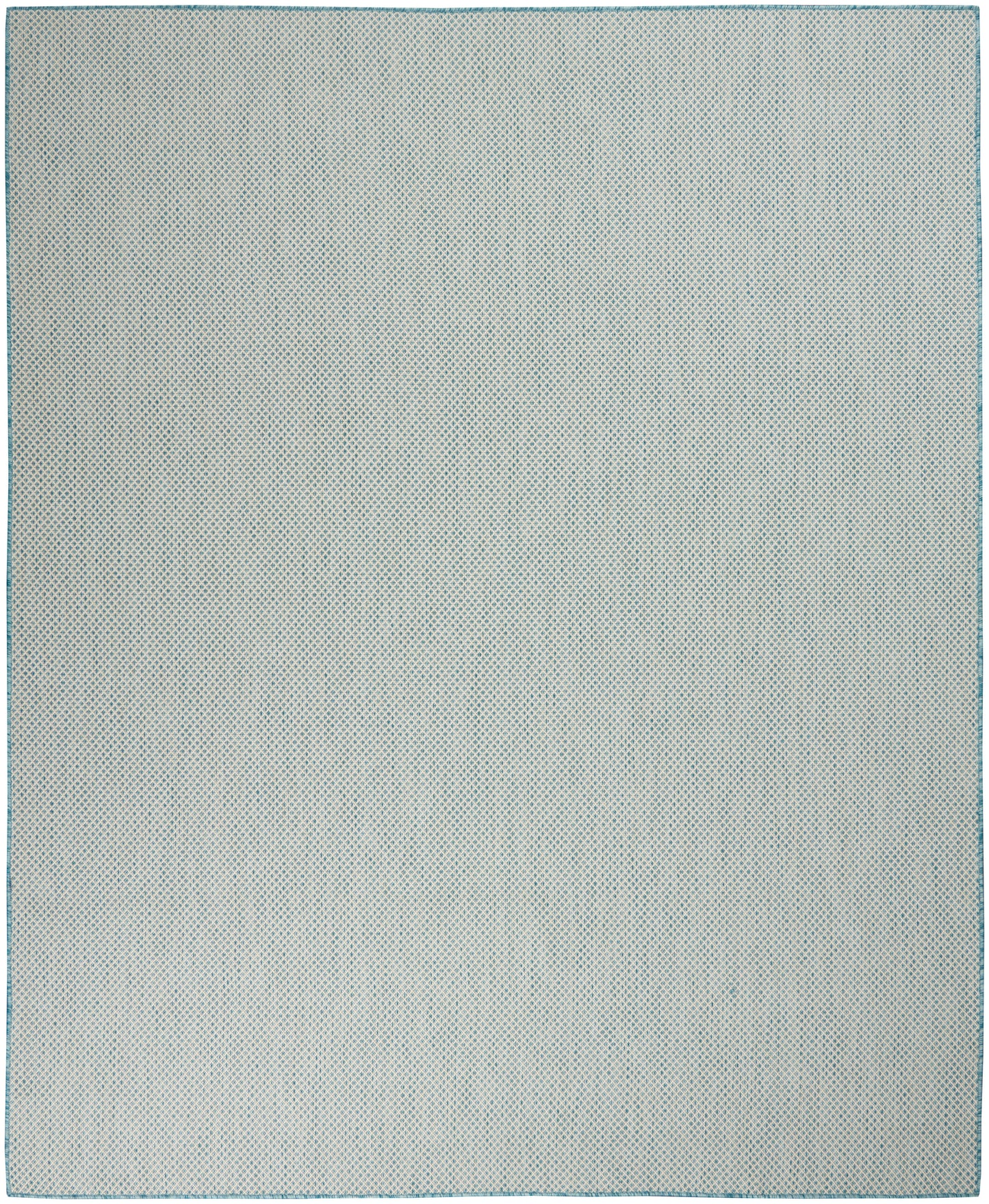 Nourison Courtyard 7' x 10' Ivory Aqua Modern Rug