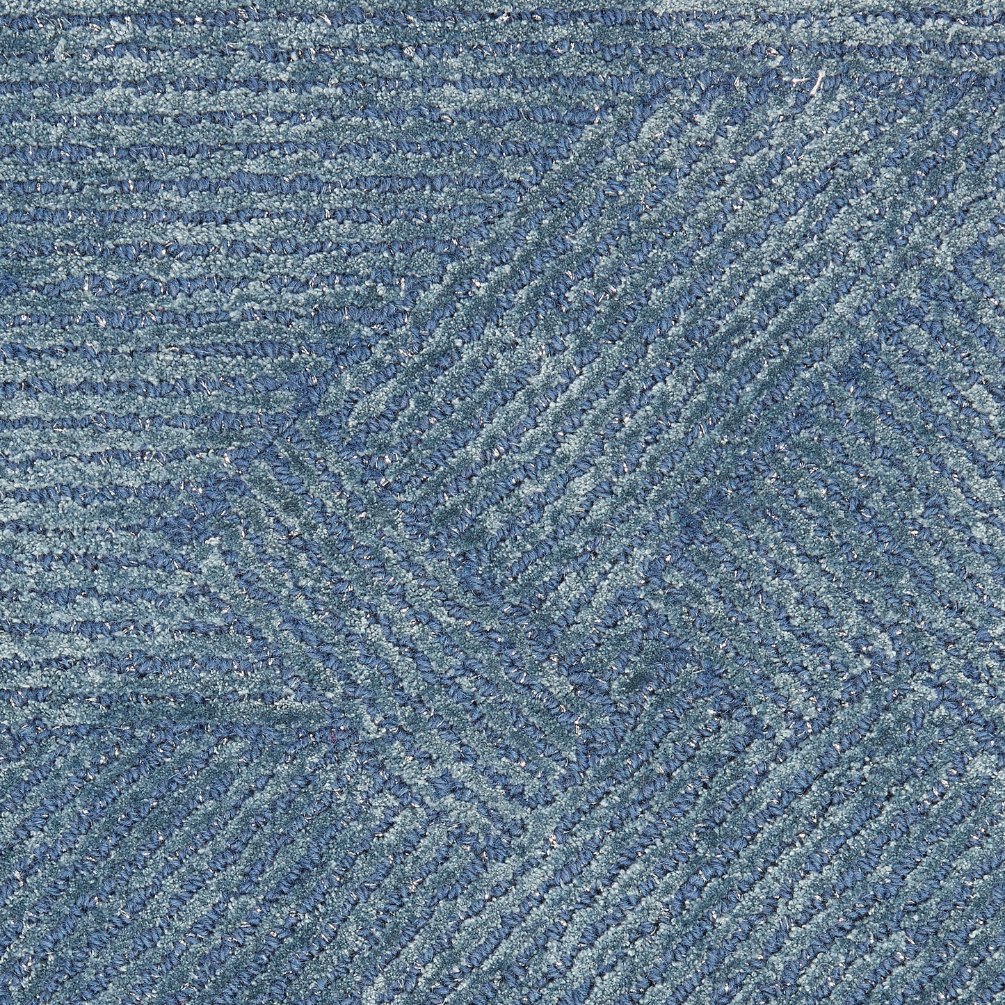 Michael Amini Ma30 Star 9'9" x 13'9" Blue Modern Indoor Rug