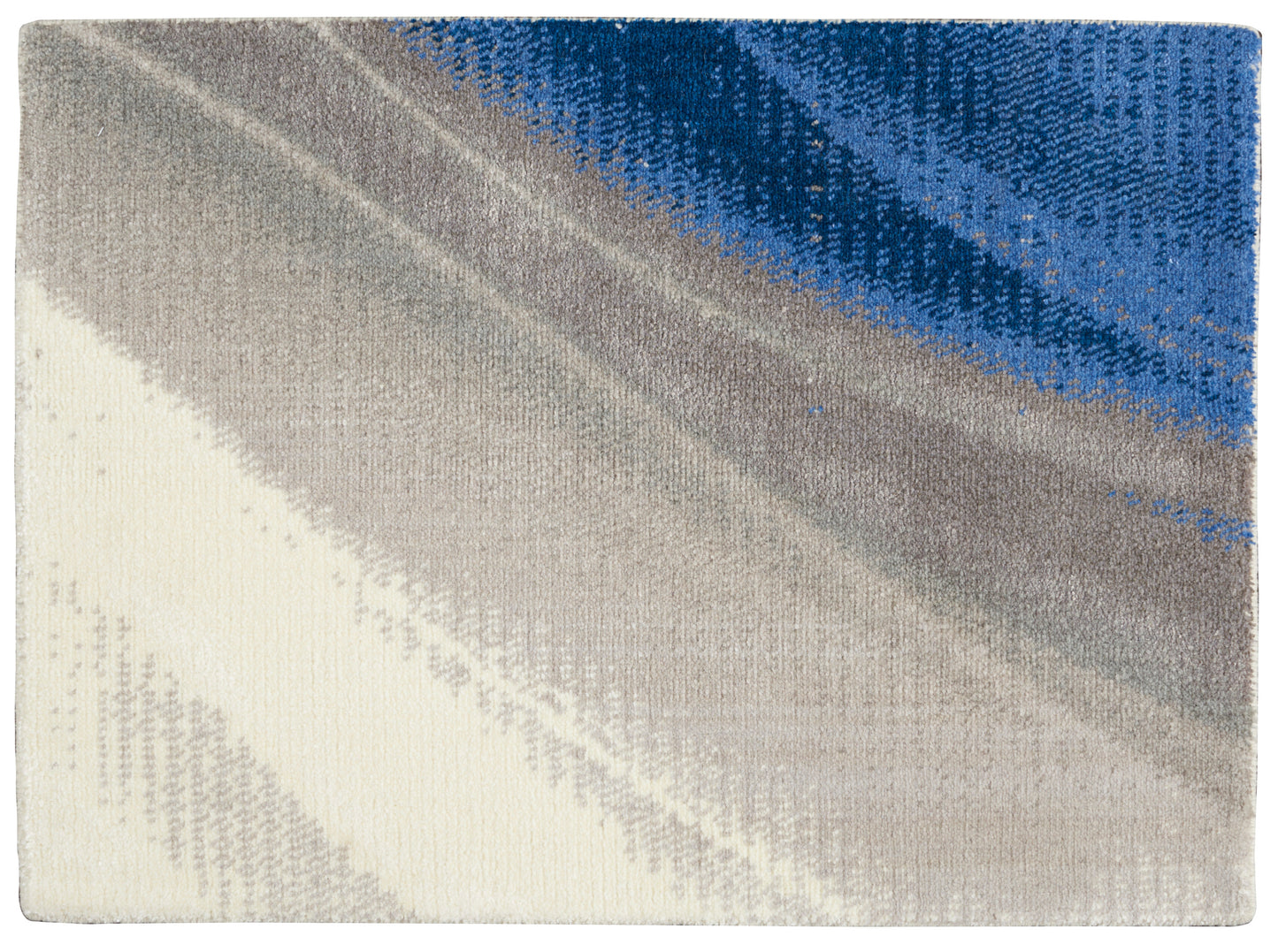 Nourison Twilight 2' x 3' Ivory Grey Blue Modern Indoor Rug