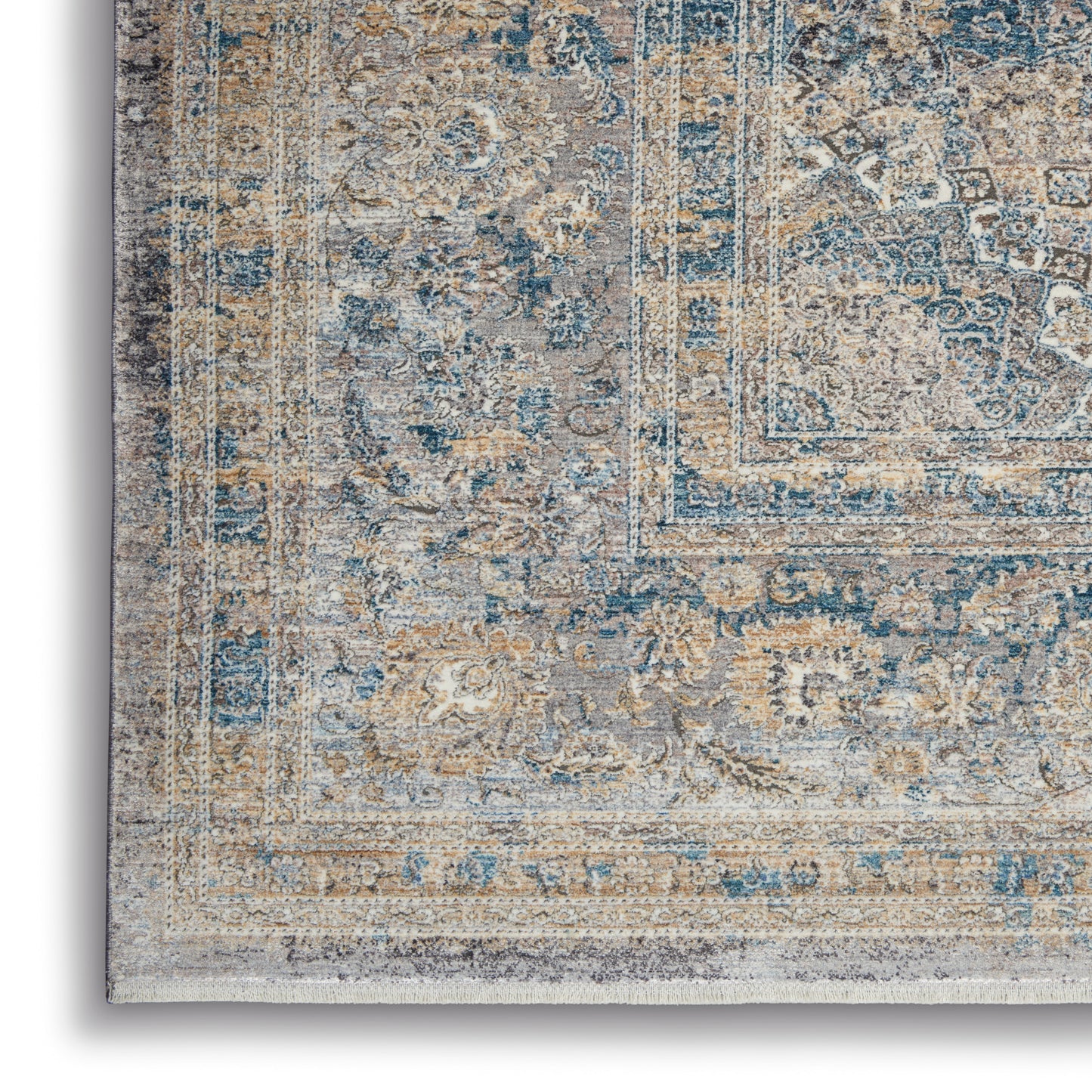 Nourison Starry Nights 8' x 10' Cream Blue Vintage Indoor Rug