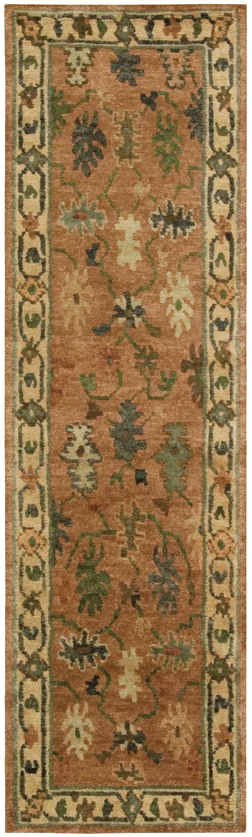 Nourison Tahoe 2'3" x 8' Copper Traditional Indoor Rug