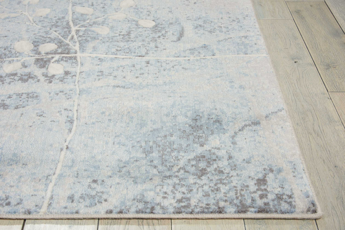 Nourison Somerset 5'3" x 7'5" Silver/Blue Indoor Rug