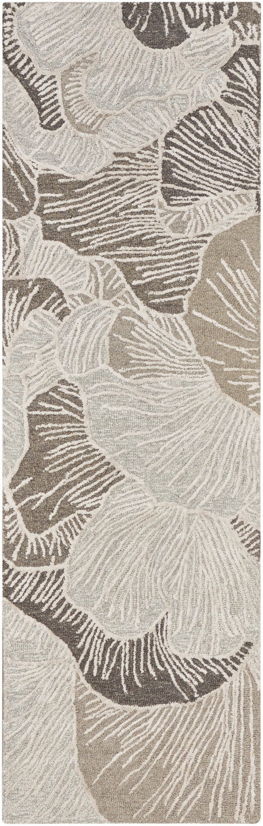 Nourison Avra 2'3" x 7'6" Grey Modern Indoor Rug