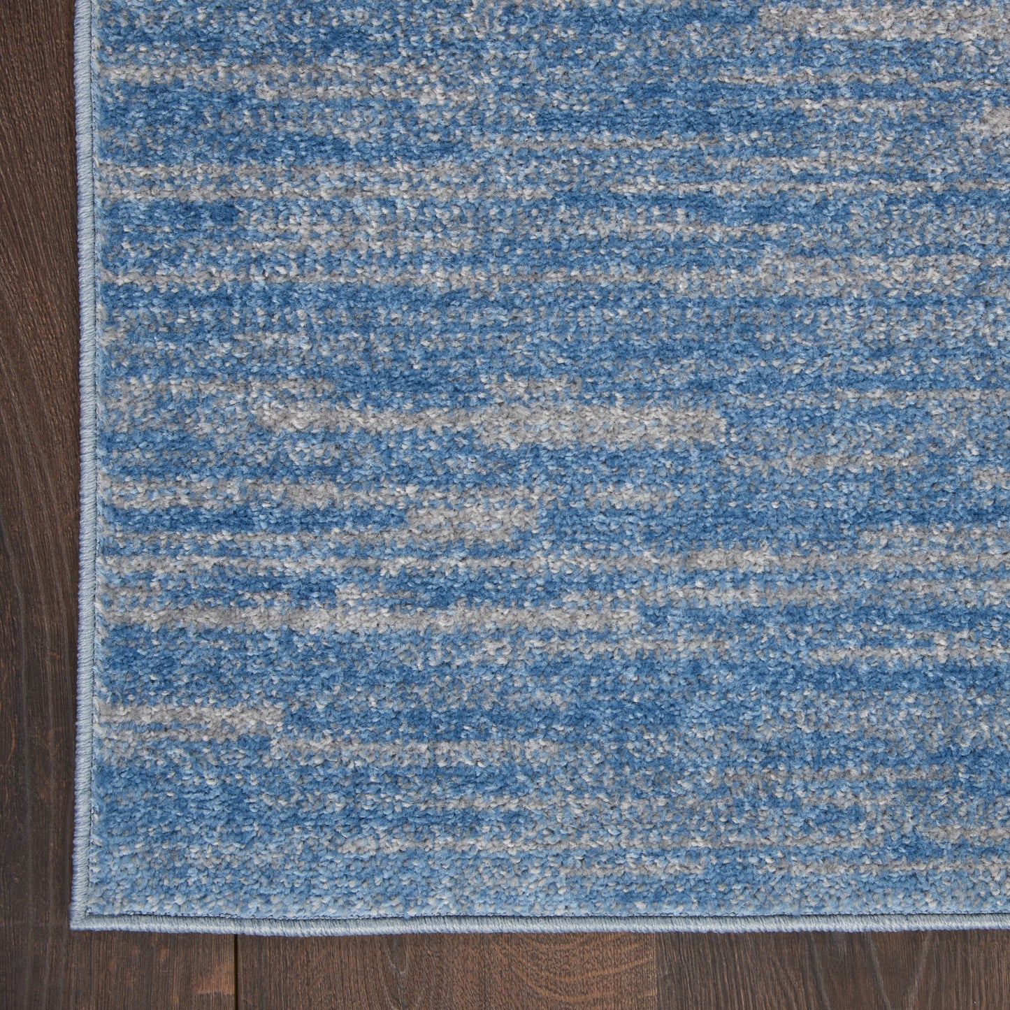 Nourison Nourison Essentials 2'2" x 10' Blue/Grey Outdoor Rug