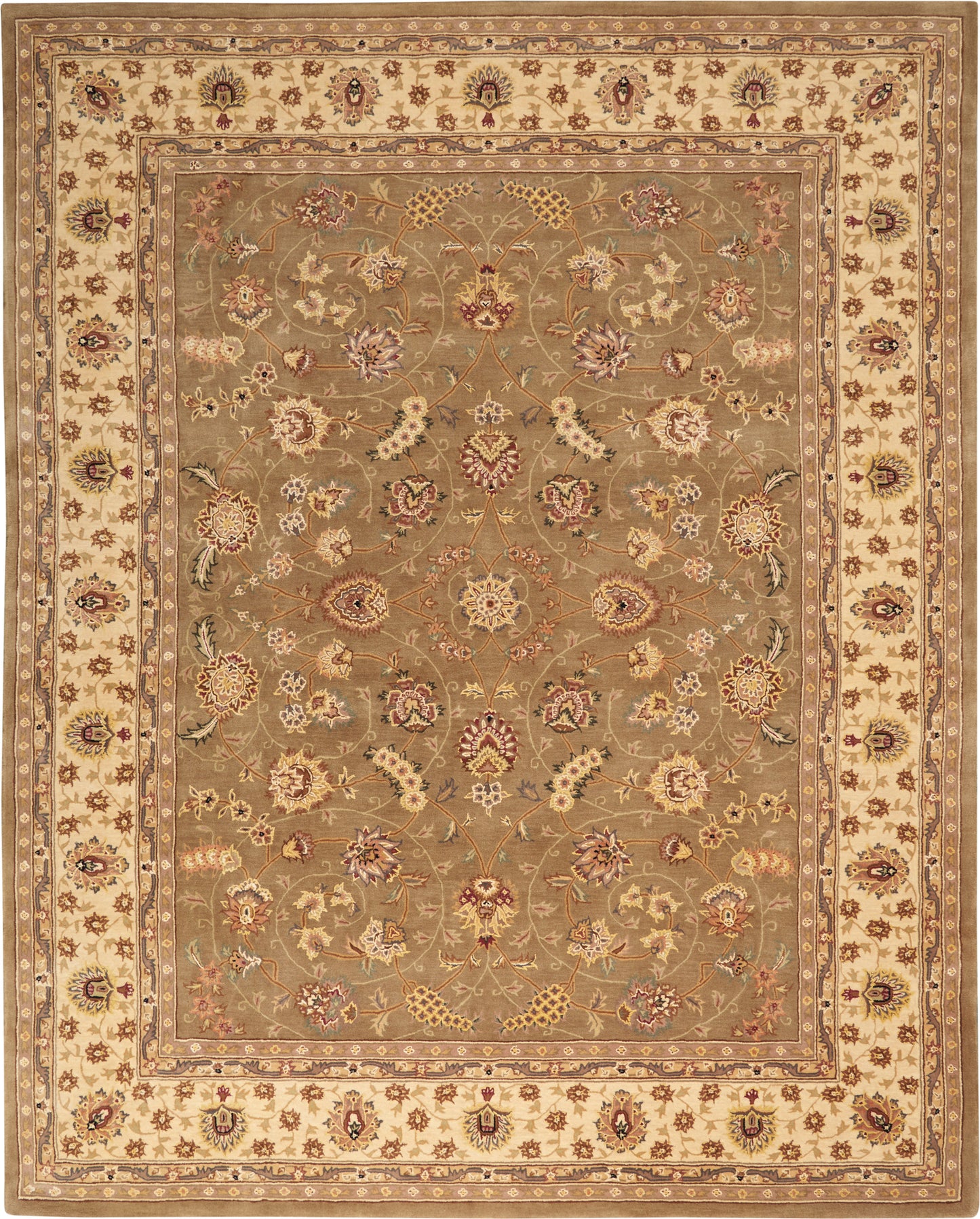 Nourison Nourison 2000 7'9" x 9'9" Olive Traditional Indoor Rug