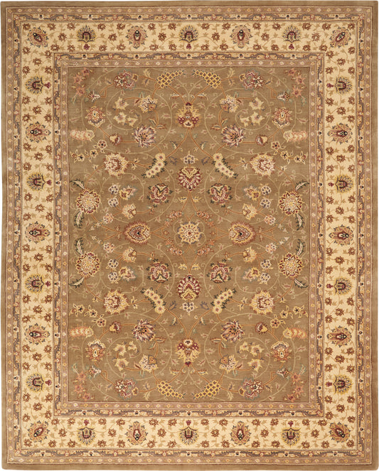 Nourison Nourison 2000 7'9" x 9'9" Olive Traditional Indoor Rug