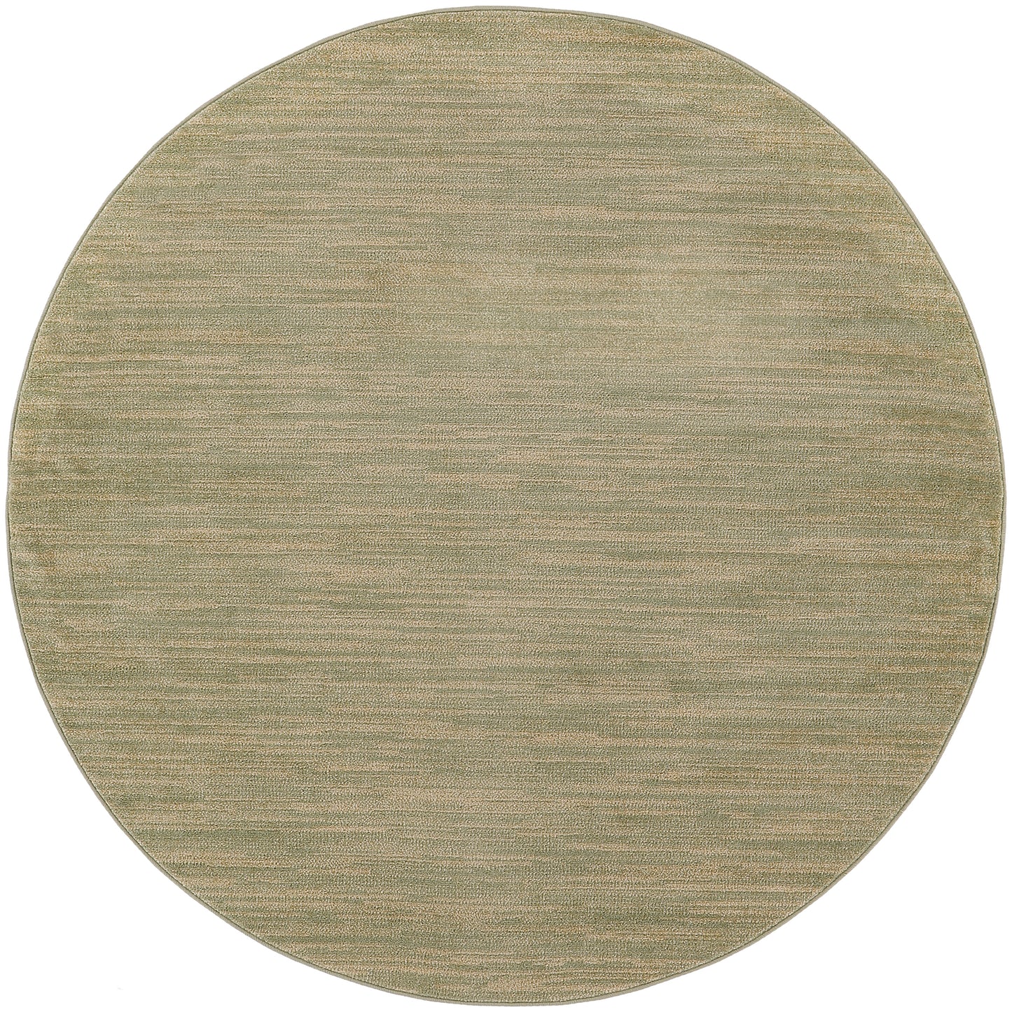 Nourison Nourison Essentials 8' x Round Green Gold Outdoor Rug