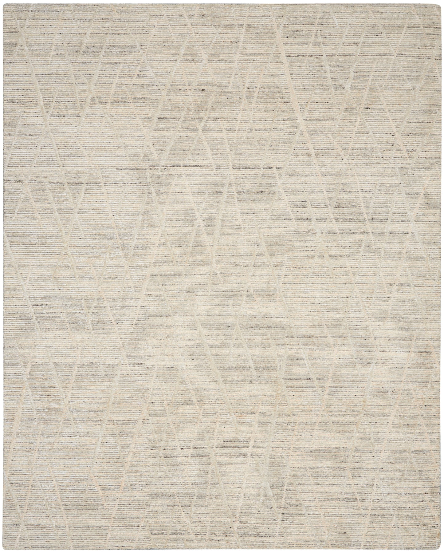 Nourison Ocean 7'9" x 9'9" Pearl Modern Indoor Rug