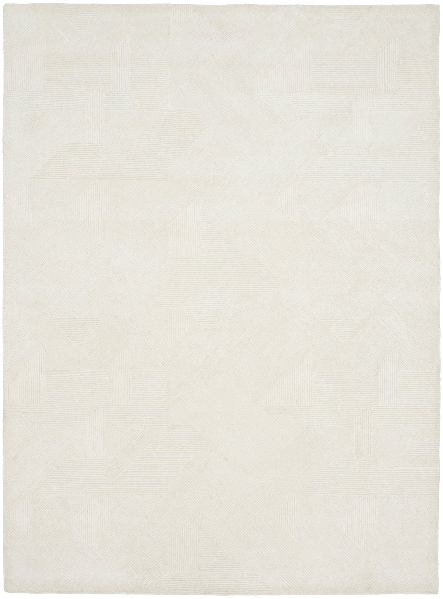 Michael Amini Ma30 Star 9'9" x 13'9" Ivory Modern Indoor Rug