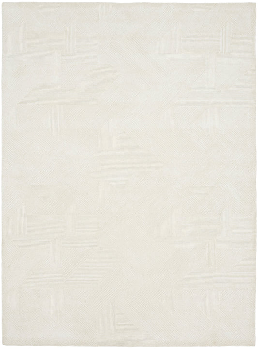 Michael Amini Ma30 Star 9'9" x 13'9" Ivory Modern Indoor Rug