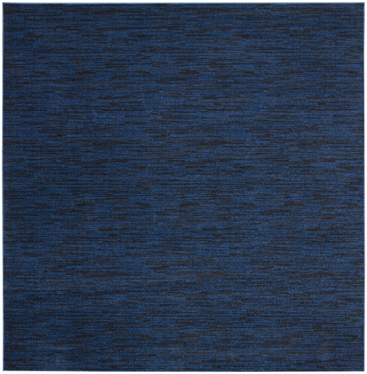 Nourison Nourison Essentials 9' x Square Midnight Blue Outdoor Rug