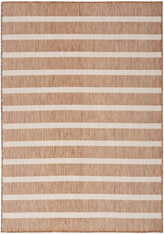 Nourison Positano 6' x 9' Jute Ivory Modern Rug