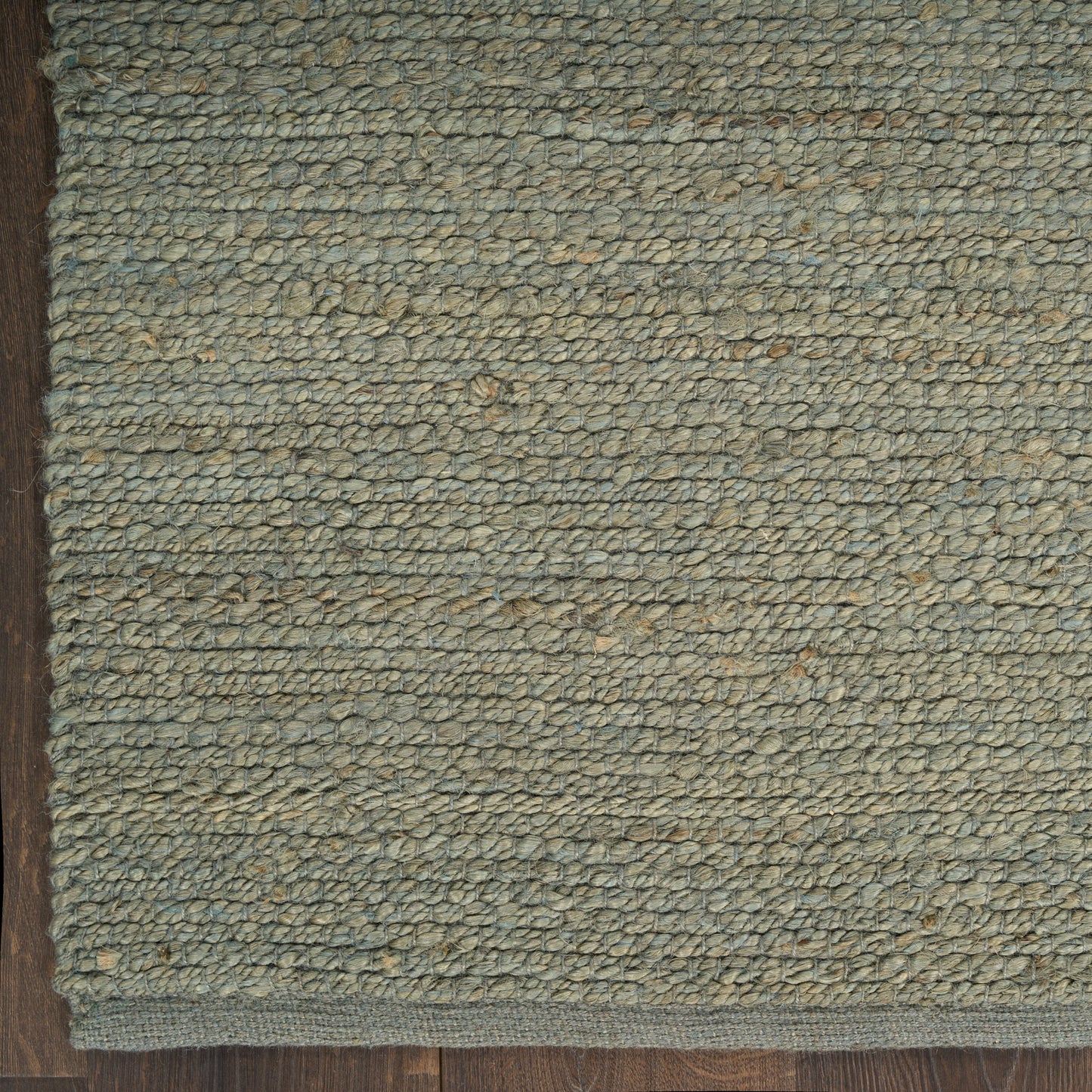 Nourison Natural Jute 4' x 6' Sage Farmhouse Indoor Rug