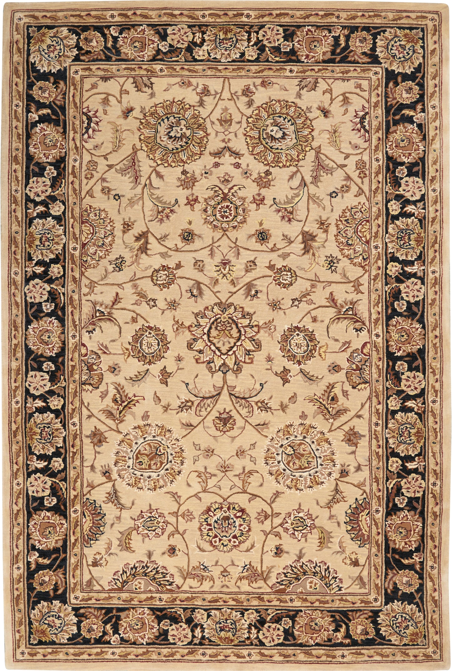 Nourison Nourison 2000 3'9" x 5'9" Beige Traditional Indoor Rug