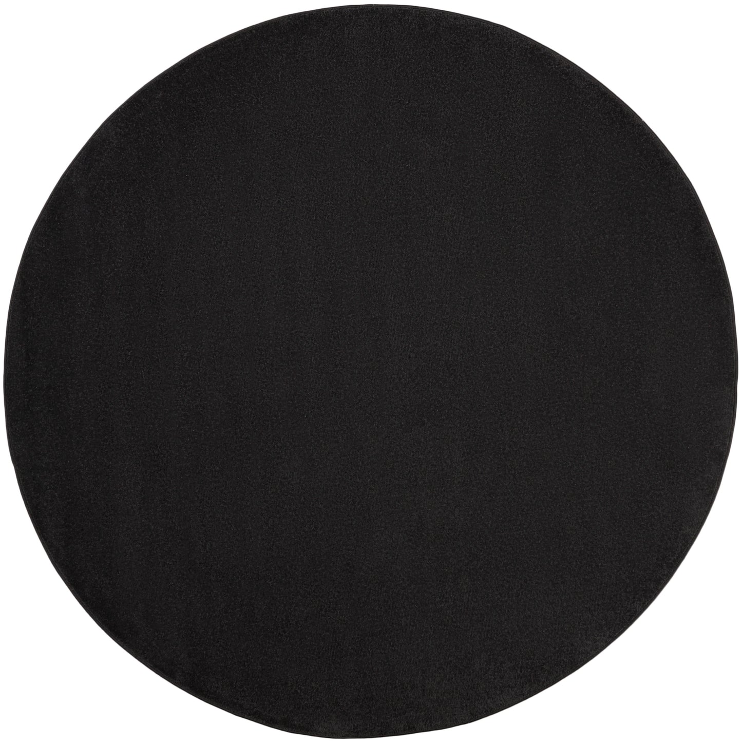 Nourison Nourison Essentials 8' x Round Black Outdoor Rug