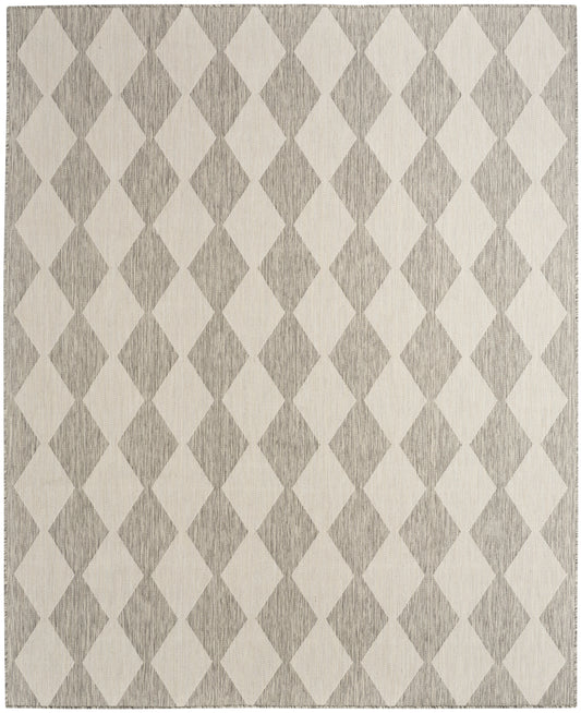 Nourison Positano 8' x 10' Light Grey Modern Rug