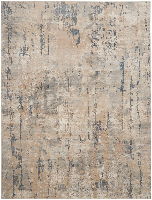 Nourison Quarry 6'7" x 9'6" Beige Grey Modern Indoor Rug