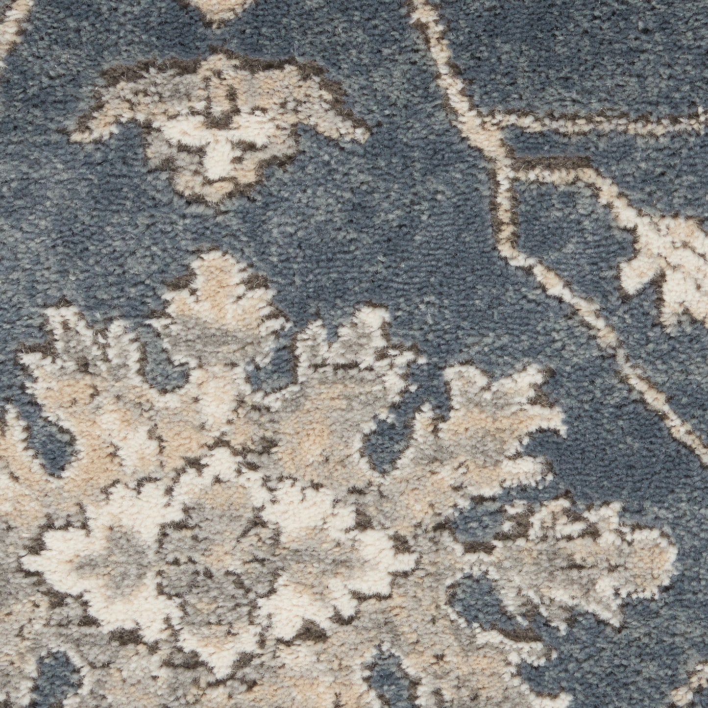 Nourison Quarry 7'10" x 9'10" Blue Beige Vintage Indoor Rug