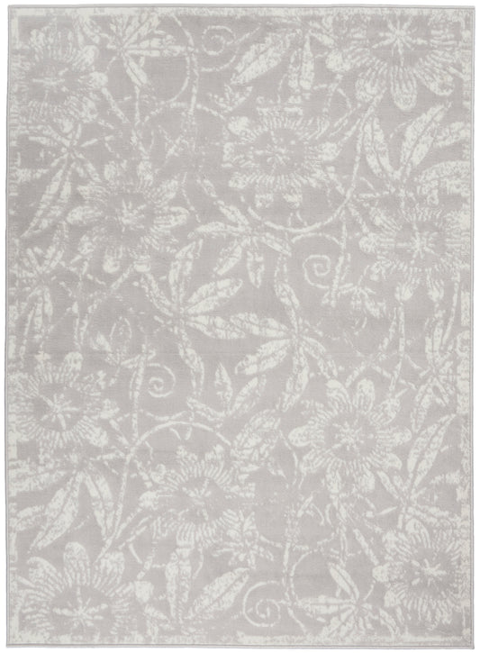 Nourison Whimsicle 4' x 6' Grey Farmhouse Indoor Rug