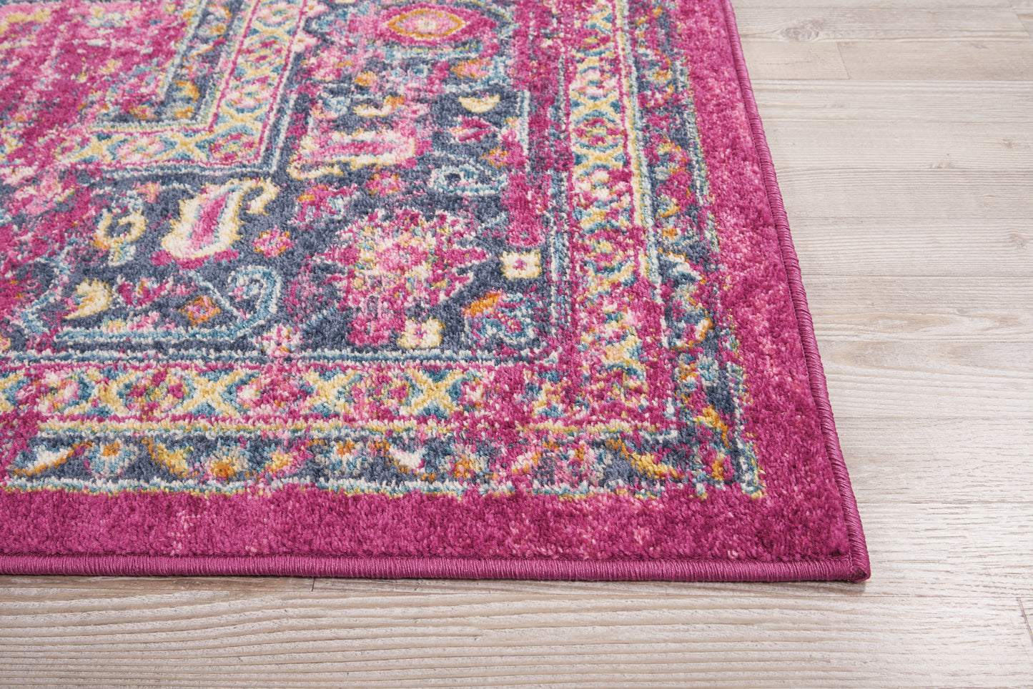 Nourison Passion 9' x 12' Fuchsia Bohemian Indoor Rug