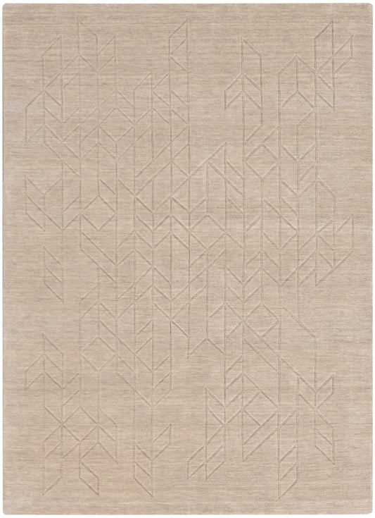 Nourison Alessia 5'3" x 7'5" Beige Modern Indoor Rug