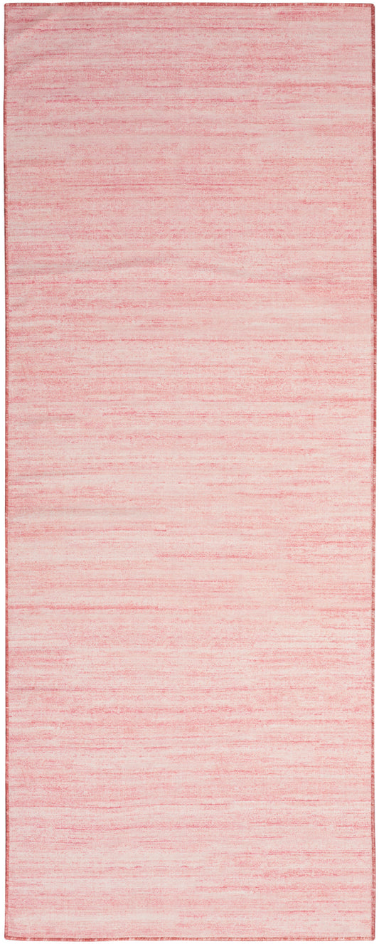 Nourison Washable Essentials 2'2" x 8' Pink Modern Indoor Rug