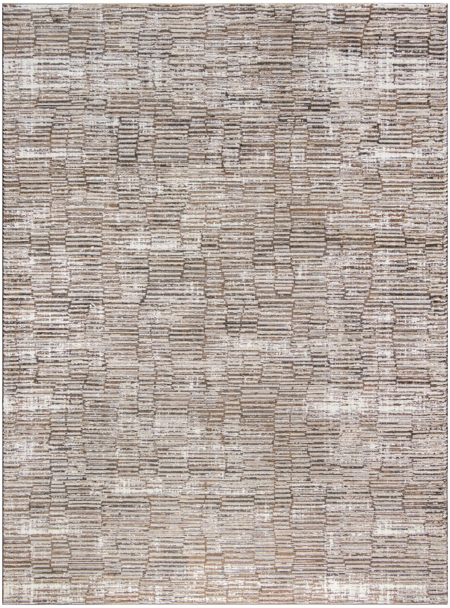 Nourison Sustainable Trends 9' x 12' Ivory Mocha Modern Indoor Rug