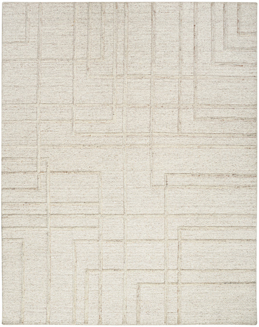 Calvin Klein CK045 Impressions 8'6" x 11'6" Ivory Modern Indoor Rug