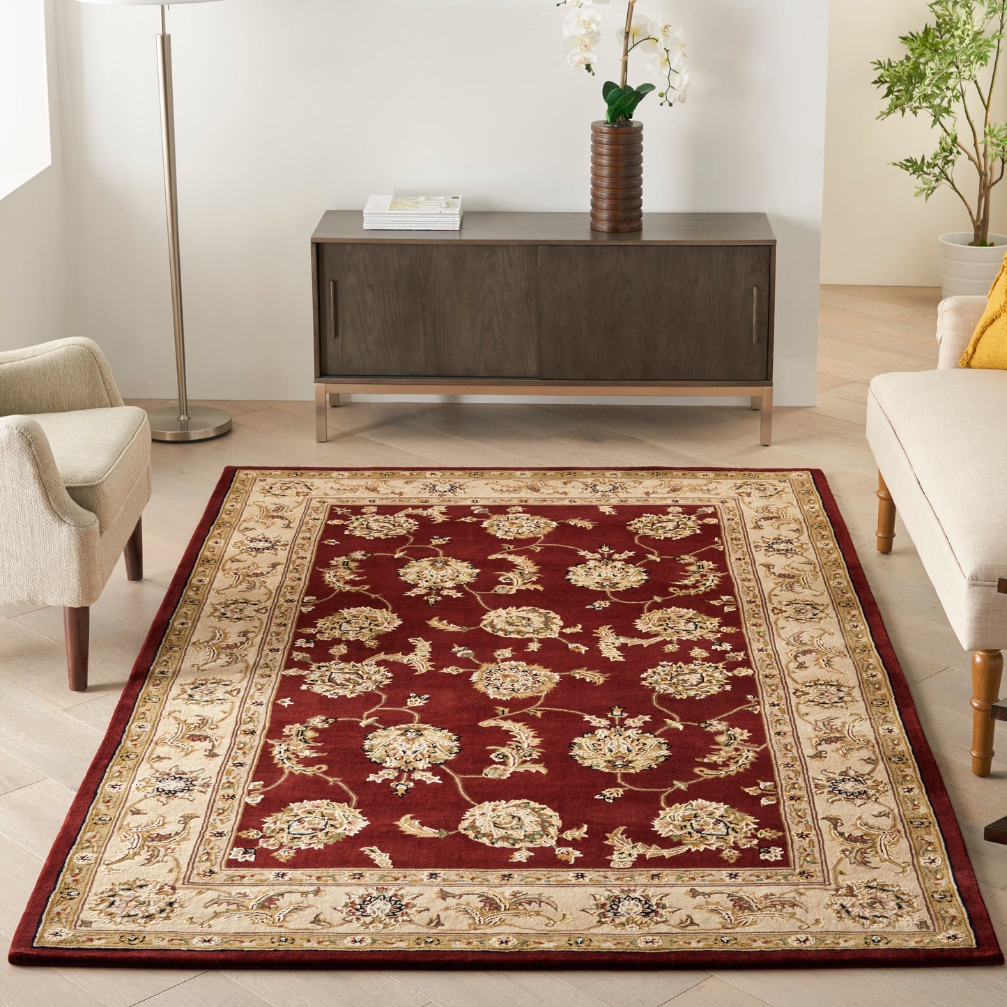 Nourison Nourison 2000 5'6" x 8'6" Lacquer Traditional Indoor Rug