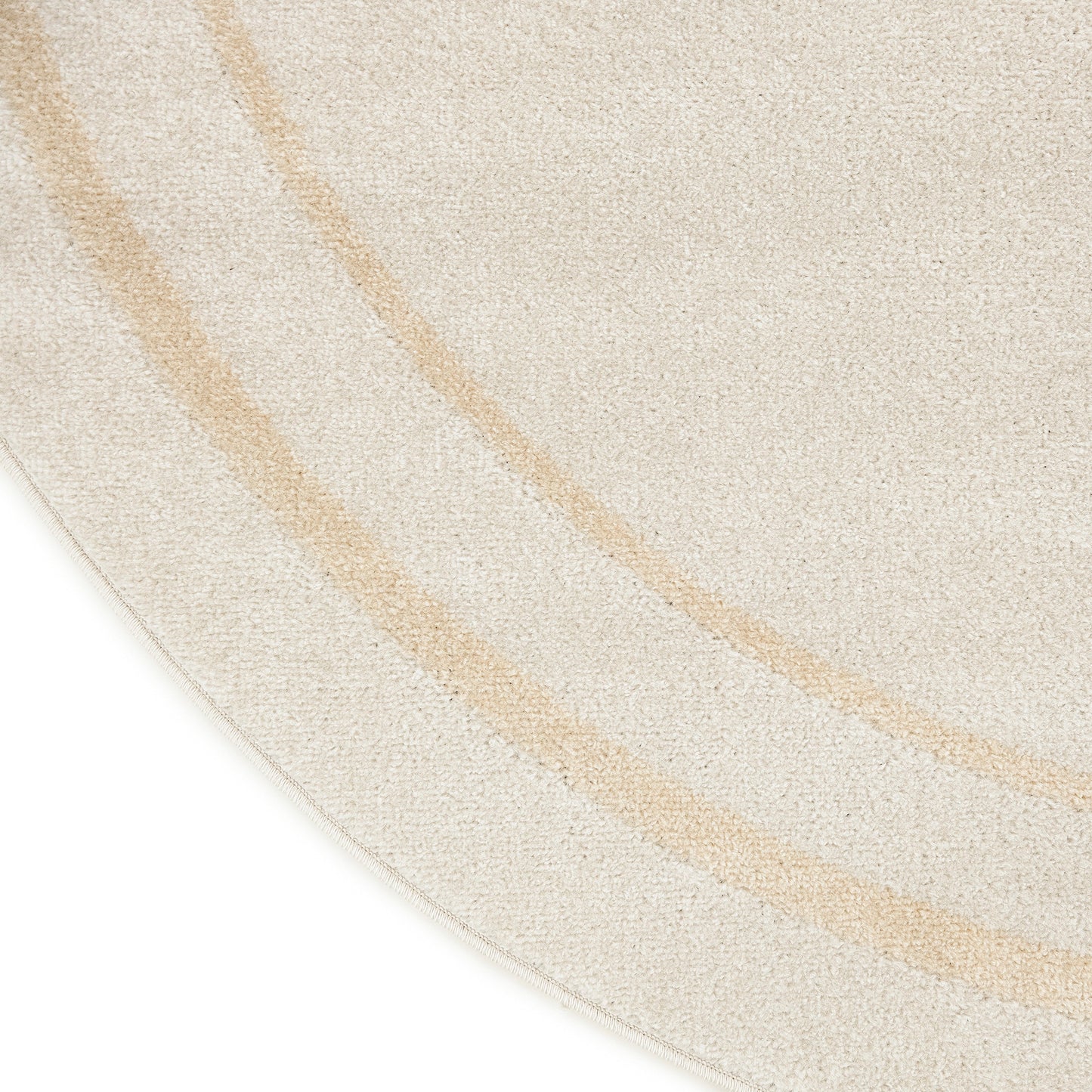 Nourison Nourison Essentials 6' x Round Ivory Gold Contemporary Rug