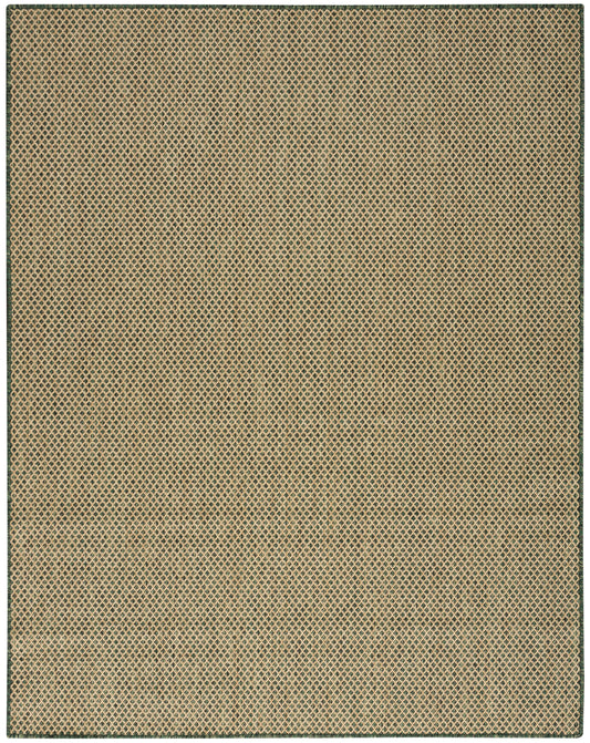 Nourison Courtyard 10' x 14' Green Modern Rug