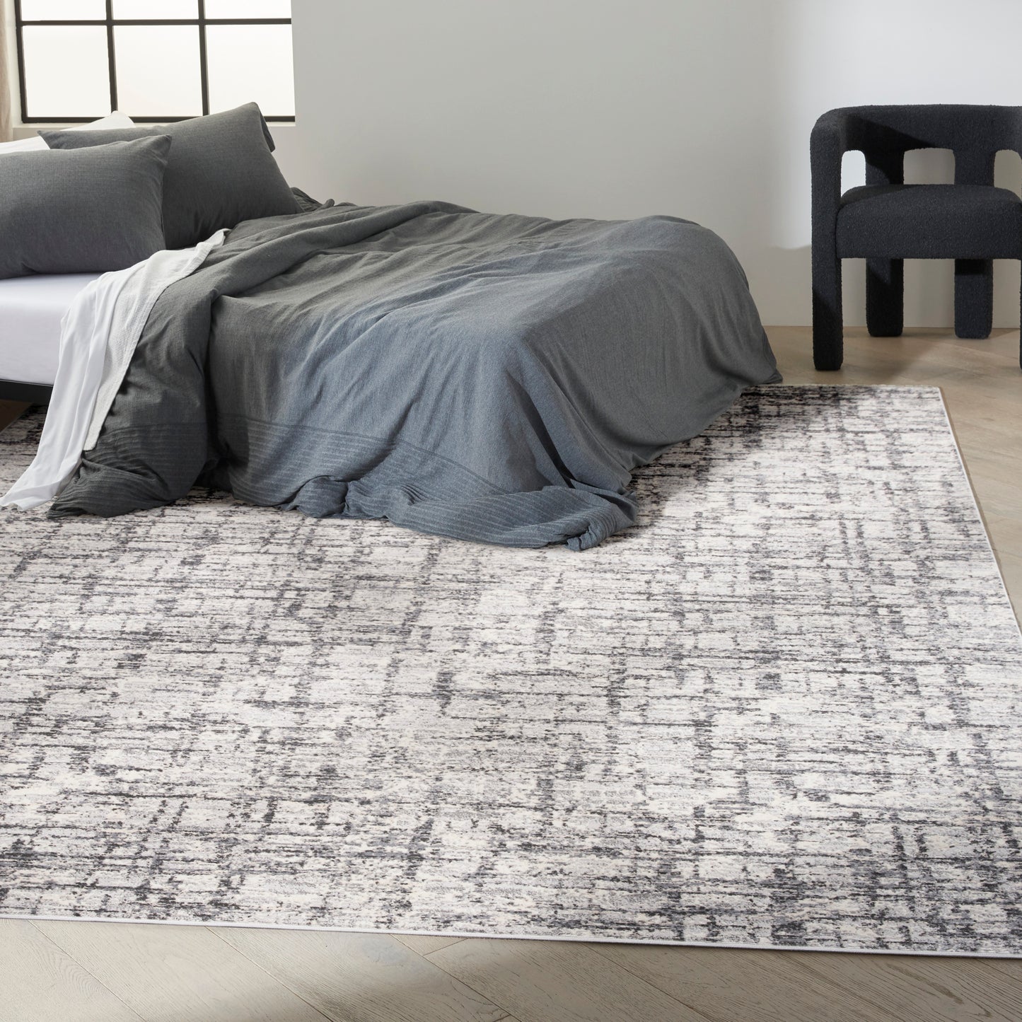 Calvin Klein CK950 Rush 10' x 14' Ivory/Grey Modern Indoor Rug