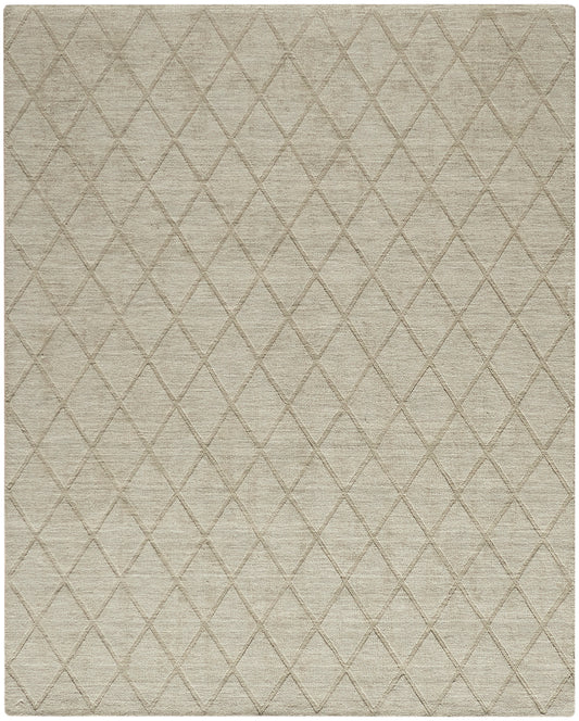 Nourison Wool Haven 7'9" x 9'9" Sage Modern Indoor Rug