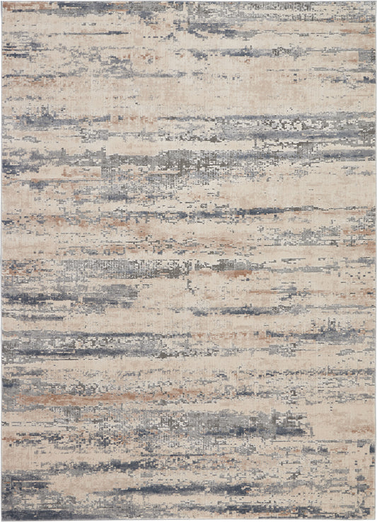 Nourison Rustic Textures 9'3" x 12'9" Beige Grey Modern Indoor Rug