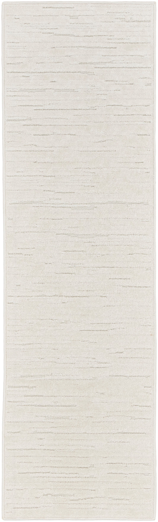 Nourison Care Free 2' x 6' Ivory Modern Indoor Rug