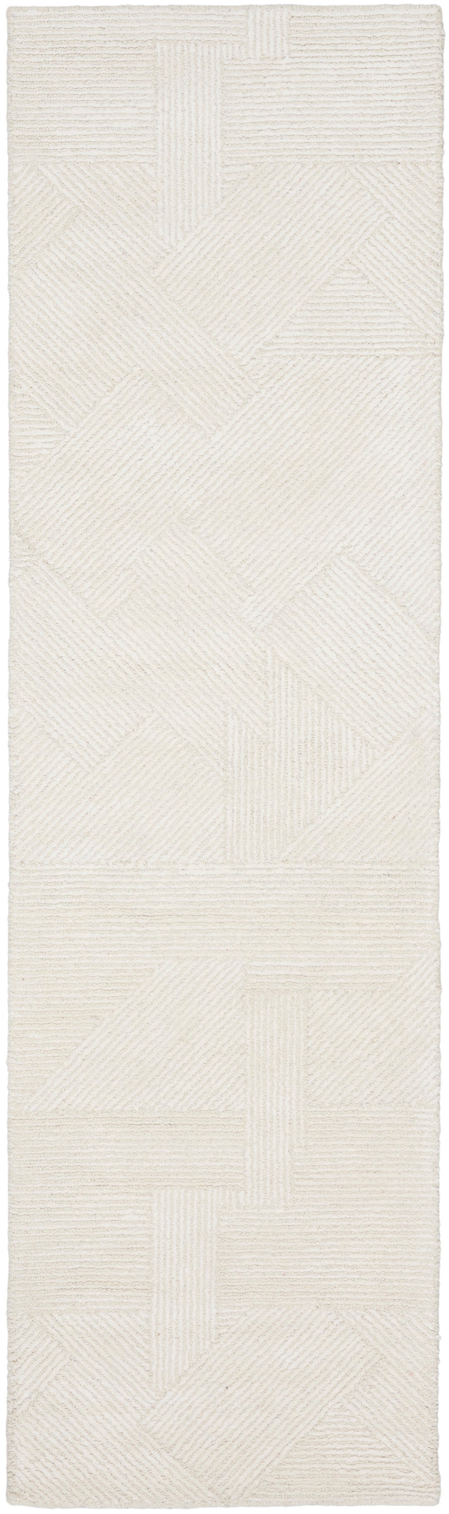 Michael Amini Ma30 Star 2'3" x 8' Ivory Modern Indoor Rug