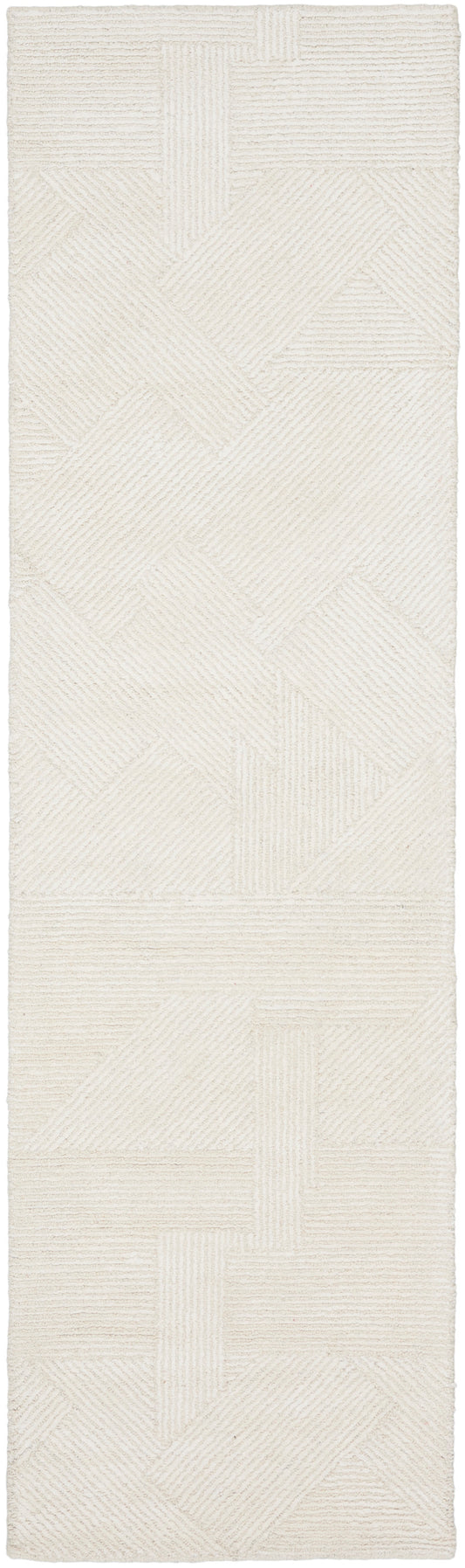 Michael Amini Ma30 Star 2'3" x 8' Ivory Modern Indoor Rug