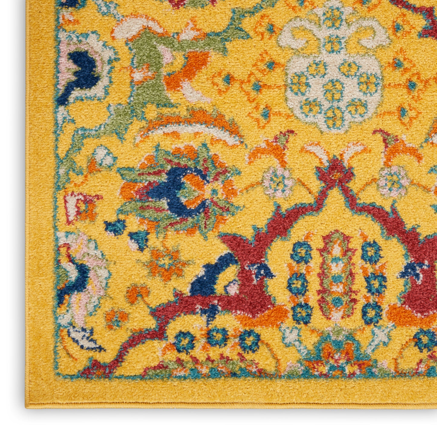 Nourison Allur 6' x 9' Yellow Multicolor Bohemian Indoor Rug