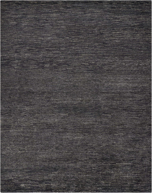 Nourison Ocean 9'9" x 13'9" Onyx Modern Indoor Rug