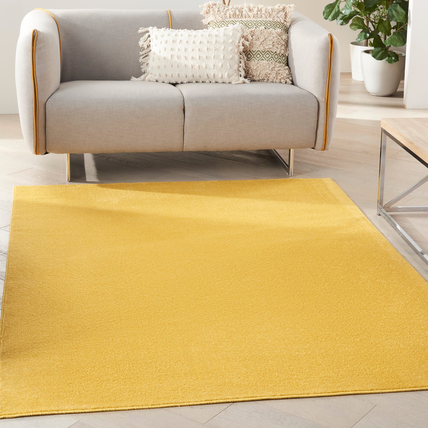 Nourison Nourison Essentials 5' x 7' Yellow Outdoor Rug