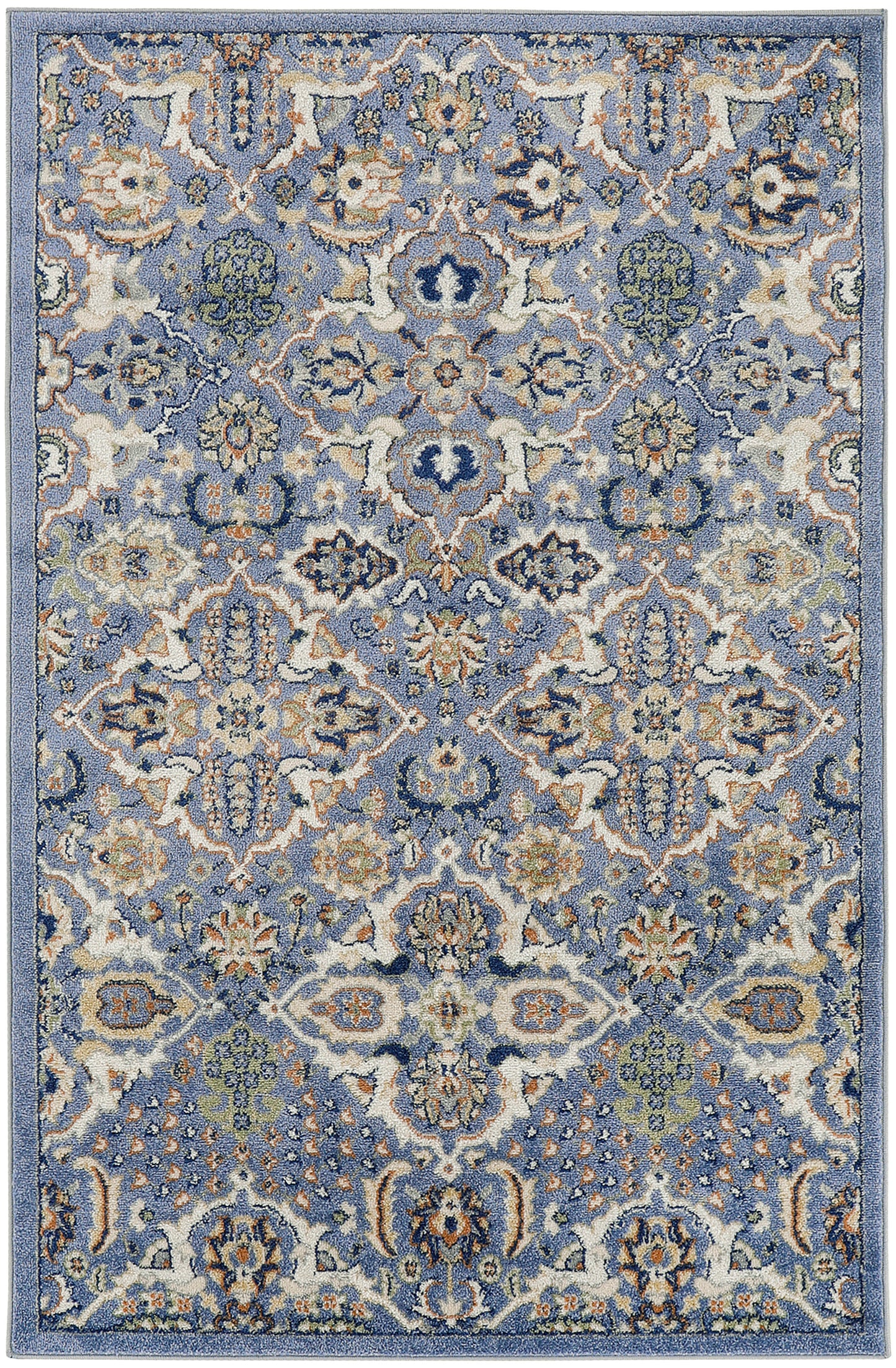 Nourison Allur 5'3" x 7'3" Light Blue Bohemian Indoor Rug