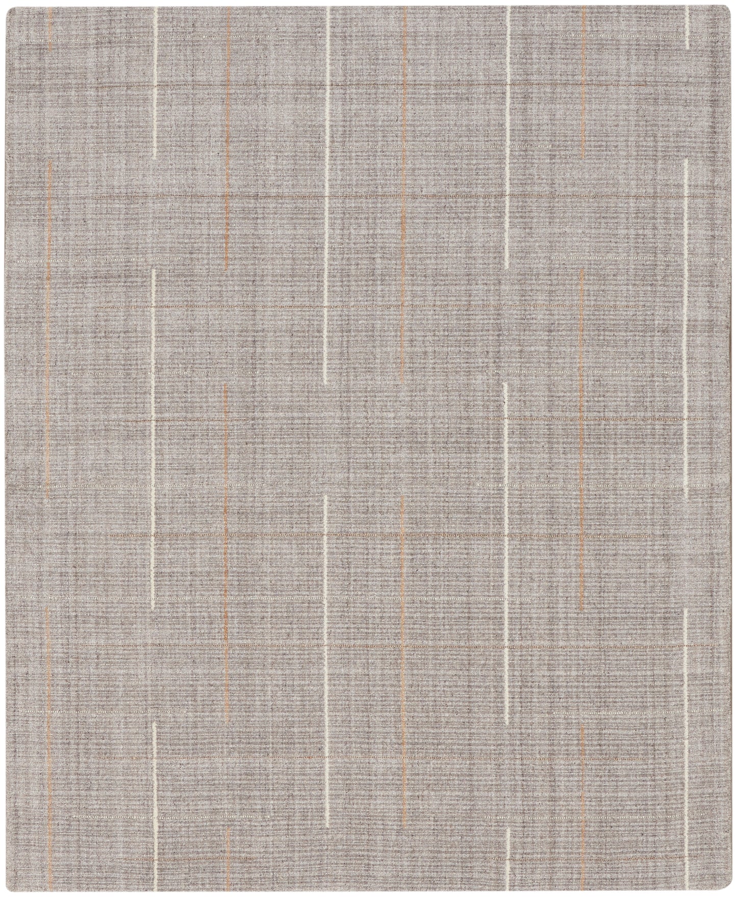 Calvin Klein CK041 Architectura 5'3" x 7'3" Grey Farmhouse Indoor Rug