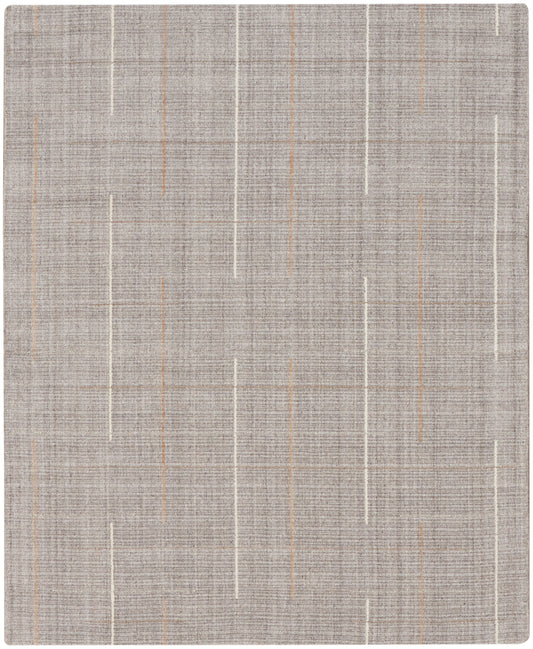 Calvin Klein CK041 Architectura 5'3" x 7'3" Grey Farmhouse Indoor Rug