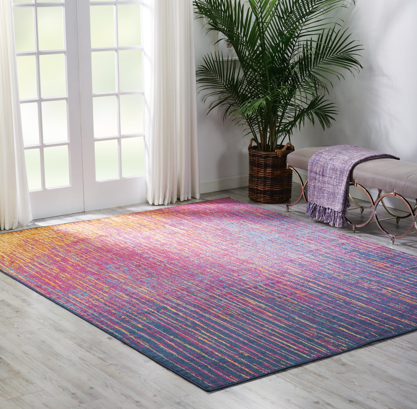 Nourison Passion 9' x 12' Multicolor Modern Indoor Rug