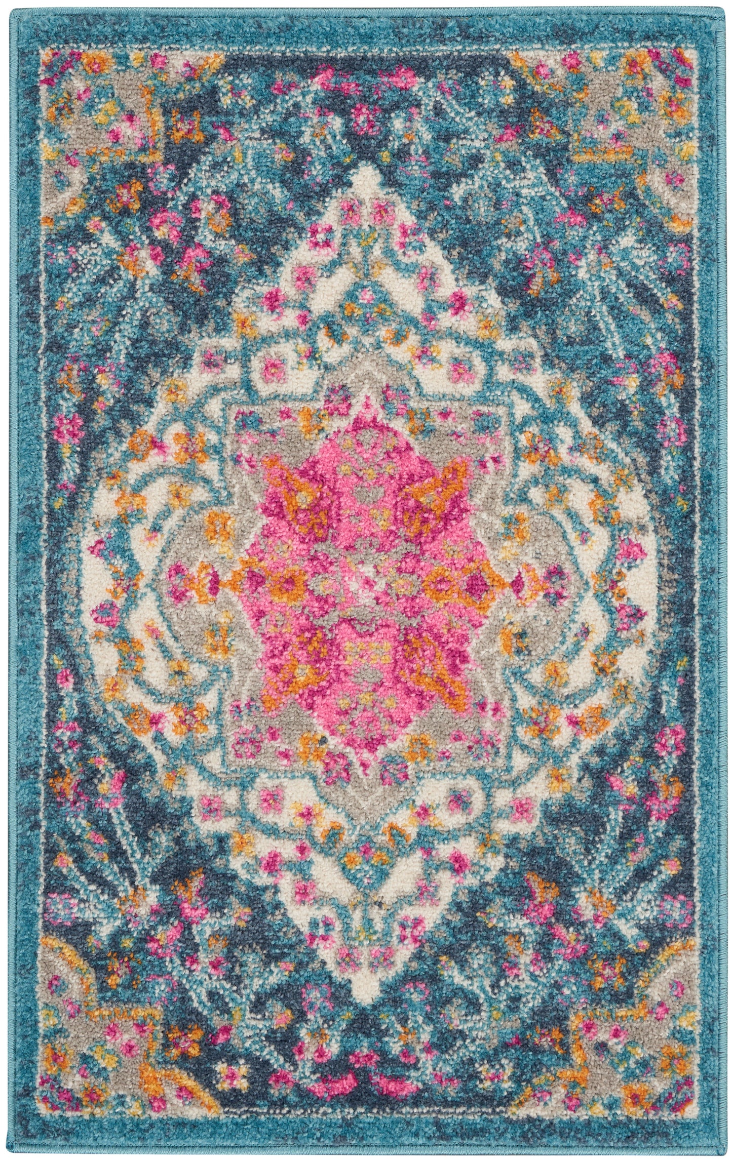 Nourison Passion 1'10" x 2'10" Multicolor Farmhouse Indoor Rug