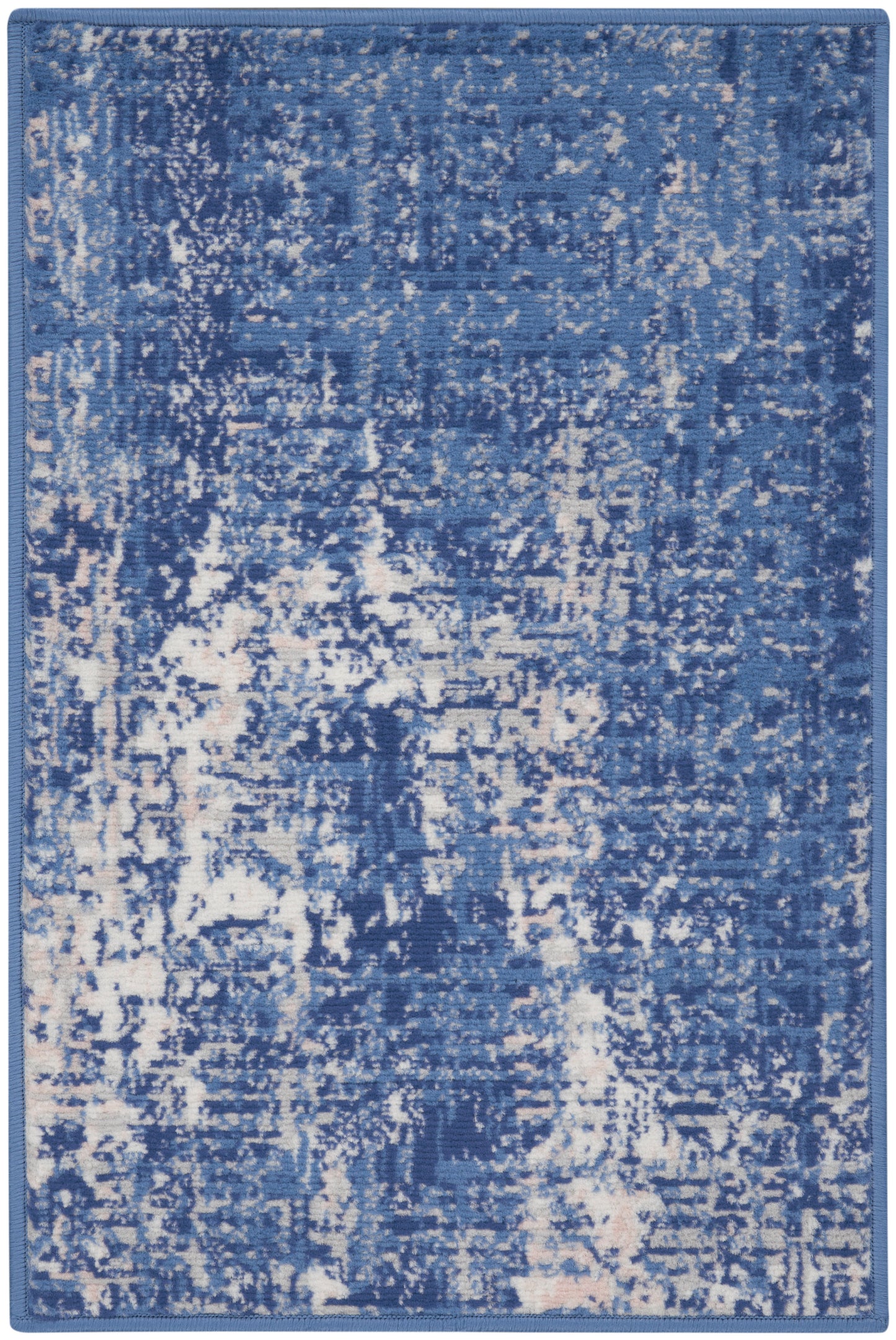 Nourison Whimsicle 2' x 3' Blue Ivory Modern Indoor Rug