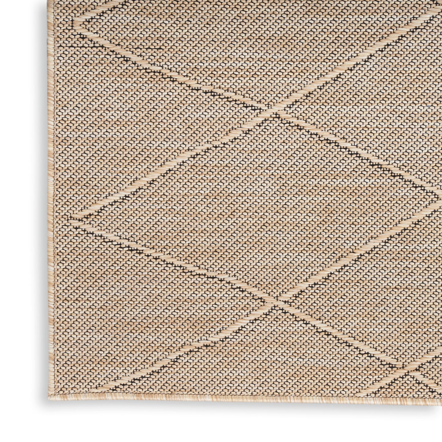 Nourison Washable Solutions 5' x 7' Natural Modern Rug