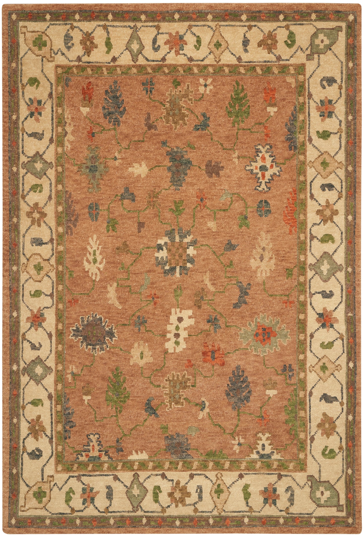 Nourison Tahoe 7'9" x 9'9" Copper Traditional Indoor Rug